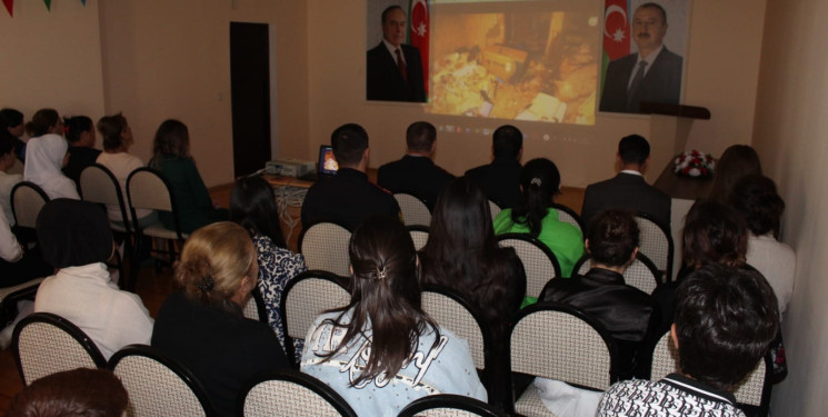 “Narkomaniya bəşəriyyətin bəlasıdır" adlı tədbir keçirilib.
