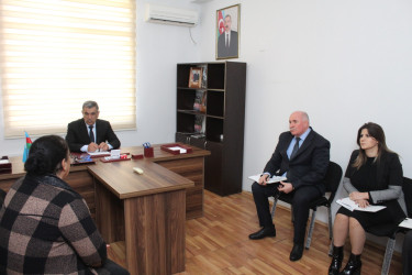 23 dekabr 2025-ci il tarixdə Xocavənd Rayon İcra Hakimiyyətinin Başçısı Eyvaz Hüseynov növbəti vətəndaş qəbulu keçirib