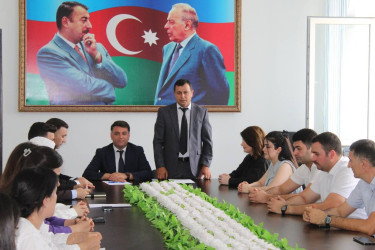 “Gənclər arasında ailə ənənələrinin möhkəmləndirilməsi və inkişafı, hüquq pozuntularının, məişət zoralılğının, narkomanlığın QİÇS-in və digər zərərli vərdişlərin yayılmasının qarşısının alınması yolları” mövzusunda seminar keçirilib.