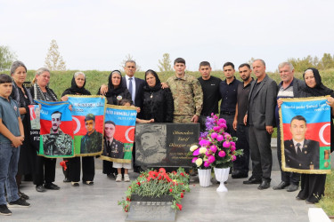 20 Sentyabr Xocavənd Şəhəri Günü, Dövlət Suverenliyi Günü, antiterror əməliyyatlarının ildönümü və Şəhid Yusif Əhmədovun anım günü münasibəti ilə tədbir keçirilib