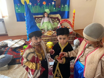 Xocavənd rayonu Kuropatkin kənd uşaq bağçasında Novruz bayramı qeyd olunub.
