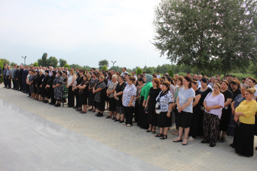 Şəhid Tağıyev Elzamin Eyvaz oğlunun xatirəsi yad edilib.