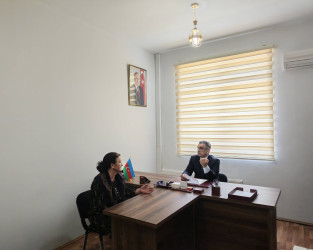 Xocavənd Rayon İcra Hakimiyyətinin başçısı Eyvaz Hüseynov növbəti vətəndaş qəbulu keçirib