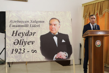 Xocavənddə Ulu Öndər Heydər Əliyevin anadan olmasının 103 illiyinə həsr olunmuş tədbir keçirilib
