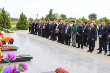 Vətən Müharibəsində qəhrəmancasına şəhid olmuş Şəhid Mirzəyev Elmin Əvəz oğlunun anım günü qeyd edilib