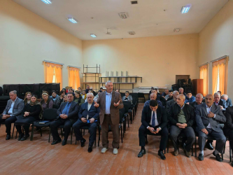 Xocavənd Rayon İcra Hakimiyyəti başçısının növbəti səyyar qəbulu Ağcabədi rayonunda məskunlaşmış rayon sakinləri ilə olub