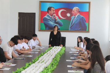 “Ümummilli Lider Heydər Əliyev Azərbaycan Konstitusiyasının müəllifidir” mövzusunda tədbir keçirilib.