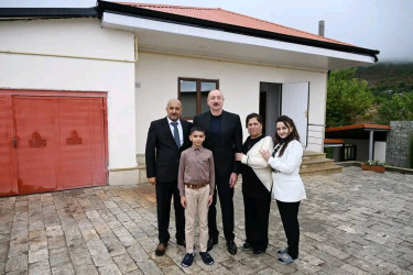 Azərbaycan Respublikasının Prezidenti İlham Əliyev sentyabrın 14-də Xocavənd rayonunun Sos kəndində olub