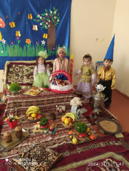 Xocavənd rayonu Kuropatkin kənd uşaq bağçasında Novruz bayramı qeyd olunub.