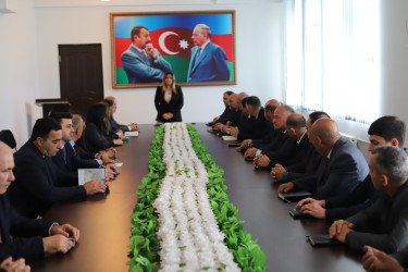 “Nüvə və digər kütləvi qırğın silahının mümkün tətbiqi ilə əlaqədar yarana biləcək təhlükənin qarşısının alınması məqsədilə əhalinin mühafizəsi, habelə profilaktika və təhlükəsizlik tədbirlərinin həyata keçirilməsi” mövzusunda maarifləndirici tədbir keçirilib