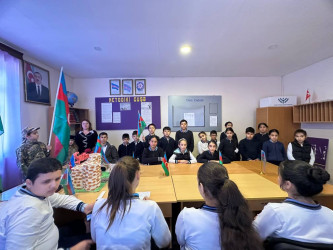 Xocavənd rayon 4 nömrəli tam orta məktəbində "Şanlı Zəfər " adlı tədbir keçirildi.