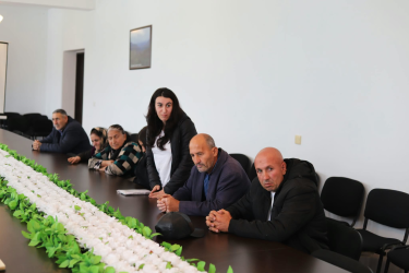 Xocavənd Rayon İcra Hakimiyyətinin başçısı Eyvaz Hüseynov vətəndaş qəbulu keçirib