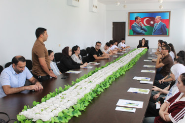 “Ümummilli Lider Heydər Əliyev Azərbaycan Konstitusiyasının müəllifidir” mövzusunda tədbir keçirilib.