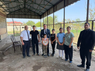 Şəhid ailələrinin ziyarəti davam edir