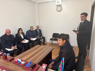 Xocavənd Rayon İcra Hakimiyyətinin başçısı Eyvaz Hüseynov növbəti vətəndaş qəbulu keçirib