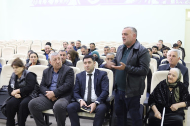 Xocavənd Rayon İcra Hakimiyyəti başçısı Eyvaz Hüseynovun vətəndaşlarla növbəti səyyar qəbulu keçirilmişdir