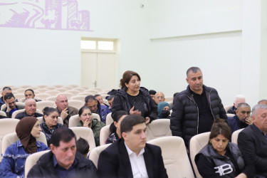 Xocavənd Rayon İcra Hakimiyyəti başçısı Eyvaz Hüseynovun vətəndaşlarla növbəti səyyar qəbulu keçirilmişdir