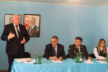 Yeni Xocavənd qəsəbəsində məskunlaşan rayon sakinləri ilə növbəti səyyar qəbul keçirilmişdir
