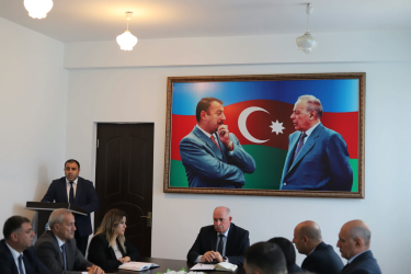 “18 Oktyabr – Dövlət Müstəqilliyinin Bərpası Günü” münasibətilə tədbir keçirilib