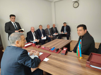 Xocavənd Rayon İcra Hakimiyyətinin Başçısı Eyvaz Hüseynov növbəti vətəndaş qəbulu keçirib