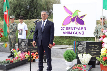 27 Sentyabr Anım Gününə həsr olunmuş rəsmi tədbir keçirilib