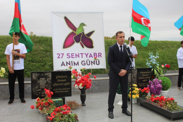 27 Sentyabr Anım Gününə həsr olunmuş rəsmi tədbir keçirilib