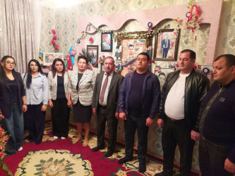 27 Sentyabr - Anım Günü ərəfəsində şəhidlərin ailələri ziyarət edilir