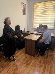 Milli Məclisin deputatı Polad Bülbüloğlu Xocavənd qəsəbəsində vətəndaş qəbulu keçirib