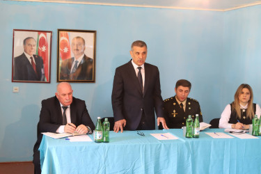 Yeni Xocavənd qəsəbəsində məskunlaşan rayon sakinləri ilə növbəti səyyar qəbul keçirilmişdir