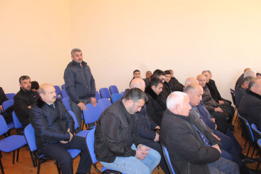 320 ailəlik Xocavənd qəsəbəsində Xocavənd Rayon İcra Hakimiyyəti başçısının növbəti səyyar qəbulu keçirilmişdir