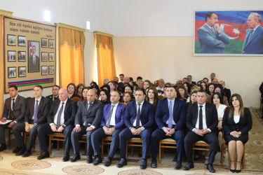 Xocavənddə Ulu Öndər Heydər Əliyevin anadan olmasının 103 illiyinə həsr olunmuş tədbir keçirilib