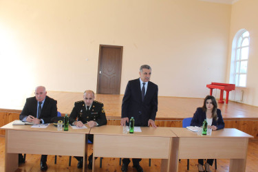 16 aprel 2026-cı il tarixdə 320 ailəlik Xocavənd qəsəbəsində səyyar qəbul keçirilmişdir