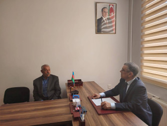 Xocavənd Rayon İcra Hakimiyyətinin başçısı Eyvaz Hüseynov növbəti vətəndaş qəbulu keçirib