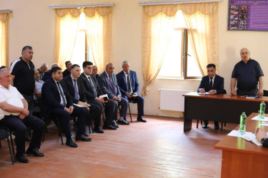 Ağcabədi rayonunda növbəti səyyar qəbul keçirilmişdir
