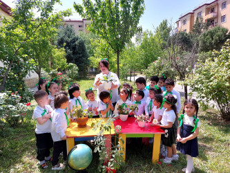 Xocavənd kənd uşaq bağçasında "Təbiəti birlikdə qoruyaq "adlı tədbir keçirilib.