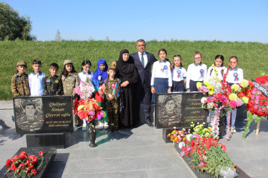 Vətən müharibəsində qəhrəmancasına şəhid olmuş Namazov Xəyal Xudaverdi oğlunun xatirəsi yad edilib.