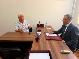Xocavənd Rayon İcra Hakimiyyətinin başçısı Eyvaz Hüseynov növbəti vətəndaş qəbulu keçirib