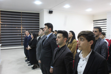 “Heydər Əliyev və müasir Azərbaycan gəncliyi” başlıqlı toplantı keçirilib