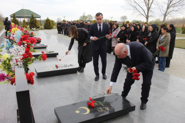 Şəhid Göyüşov Məzahir Niyaz oğlunun xatirəsi yad edilib