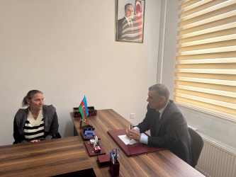 Xocavənd Rayon İcra Hakimiyyətinin başçısı Eyvaz Hüseynov növbəti vətəndaş qəbulu keçirib