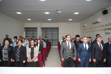 Ümummilli lideri Heydər Əliyevin anadan olmasının 103-cü ildönümü münasibəti ilə  Heydər Əliyev Mərkəzinə ekskursiya təşkil olunub