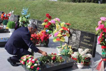 Şəhid Şirxan Quliyevin xatirəsi yad edilib.