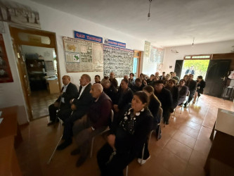 Xocavənd Rayon İcra Hakimiyyətinin başçısı Eyvaz Hüseynov Abşeron rayonunda məskunlaşan rayon sakinləri ilə vətəndaş qəbulu keçirib.