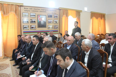 500 ailəlik Xocavənd qəsəbəsində məskunlaşan rayon sakinləri ilə növbəti səyyar qəbul keçirilmişdir