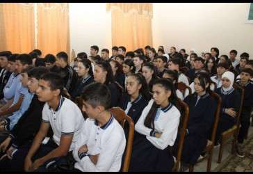 Hüquq-mühafizə orqanlarının nümayəndələri ilə şagirdlərin görüşü təşkil edilmişdir.