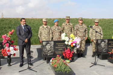 Şəhid Xəyal Namazovun xatirəsi yad edilib.