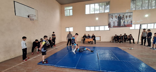 Bədən Tərbiyəsi və İdman Gününə həsr olunmuş güləş yarışı keçirilib