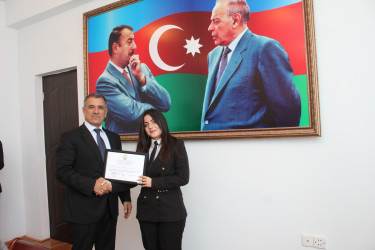 Oktyabrın 1-də prokurorluq işçilərinin peşə bayramı günü münasibətilə Xocavənd Rayon İcra Hakimiyyətində tədbir keçirilib