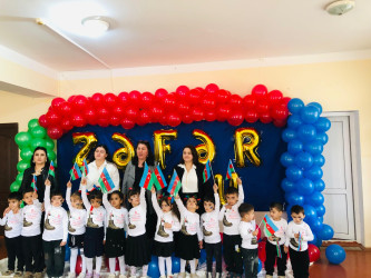 Zəfər Günü ərəfəsində Kuropatkin kənd uşaq bağçasında tədbir keçirilib