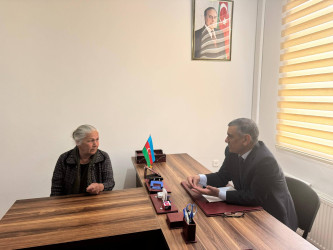 Xocavənd Rayon İcra Hakimiyyətinin başçısı Eyvaz Hüseynov növbəti vətəndaş qəbulu keçirib